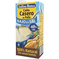 Gallina Blanca Caldo Casero de Pollo Bajo en Sal- 100% Natural- 1L